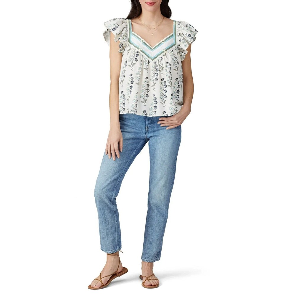 Sleeveless Larkspur Top by La Vie Rebecca Taylor XS